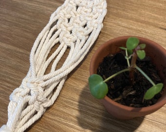 Mini Plant wall Hanging / macrame Plant Hanger / Simple plant hanger  (excluding pot)