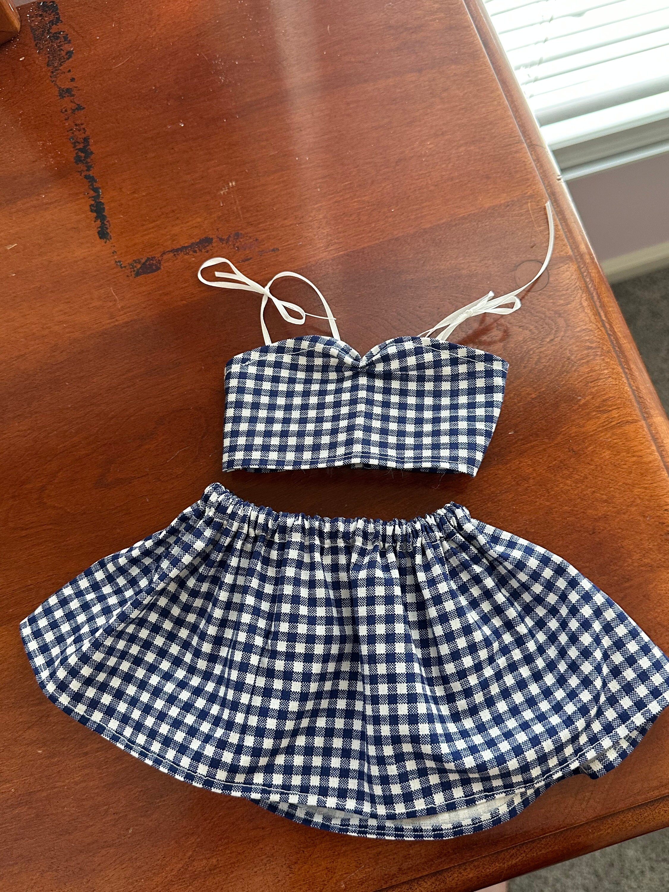 Gingham Picnic Set Etsy
