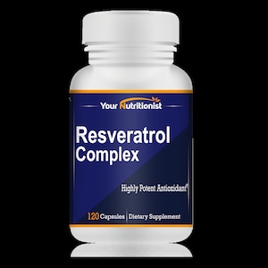 Your Nutritionist Resveratrol Complex Potent Antioxidants, 120 Capsules, 60 Days