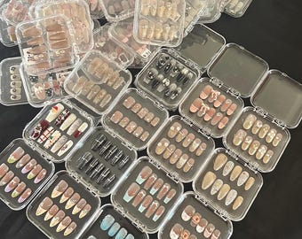 Large Size Mystery Press On Nails Box – For Wide Nail Beds