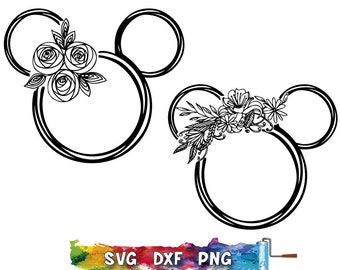 Download Minnie Flowers Etsy