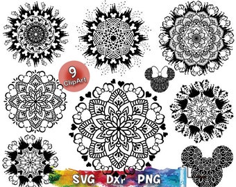 Download Disney Mandala Svg Etsy