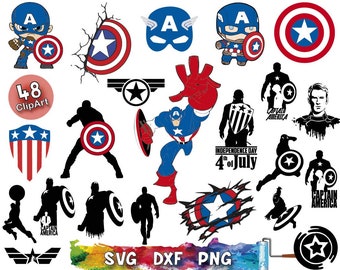 Download Captain America Svg Etsy