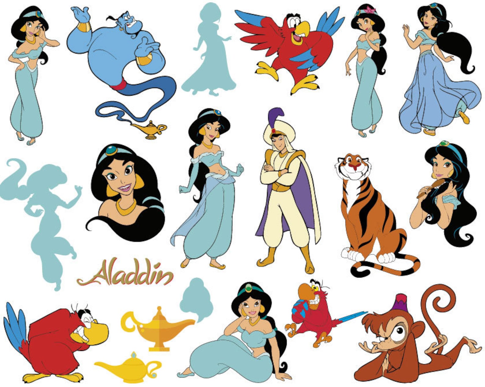 Disney Princess Jasmine svg Jasmine svg Aladdin svg | Etsy