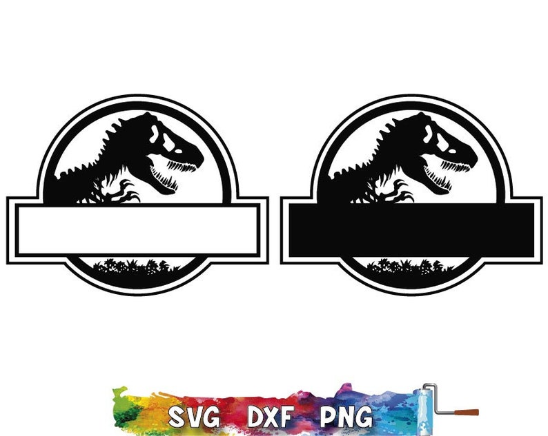 Download Jurassic Park Template Logo Svg Dinosaur T Rex Svg Etsy