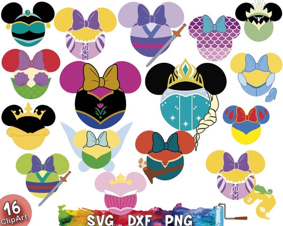 Download Minnie Disney Princess Head Svg Disney Princess Svg Minnie Etsy
