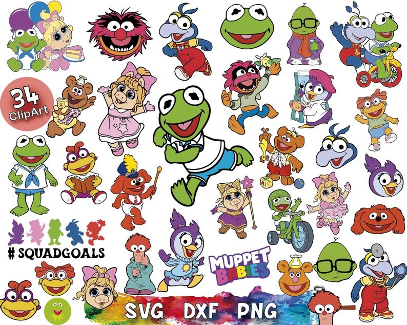 Muppets babies svg Muppets svg Muppets babies cut file File | Etsy