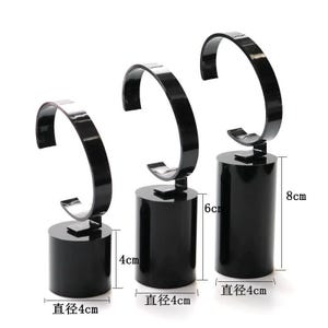 High-Quality Acrylic Block Watch Stand with C Cuff for Retail