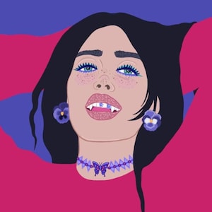 Billie Eilish Art Poster Hit Me Hard and Soft 11x14 Billie Portrait Lunch Wildflower