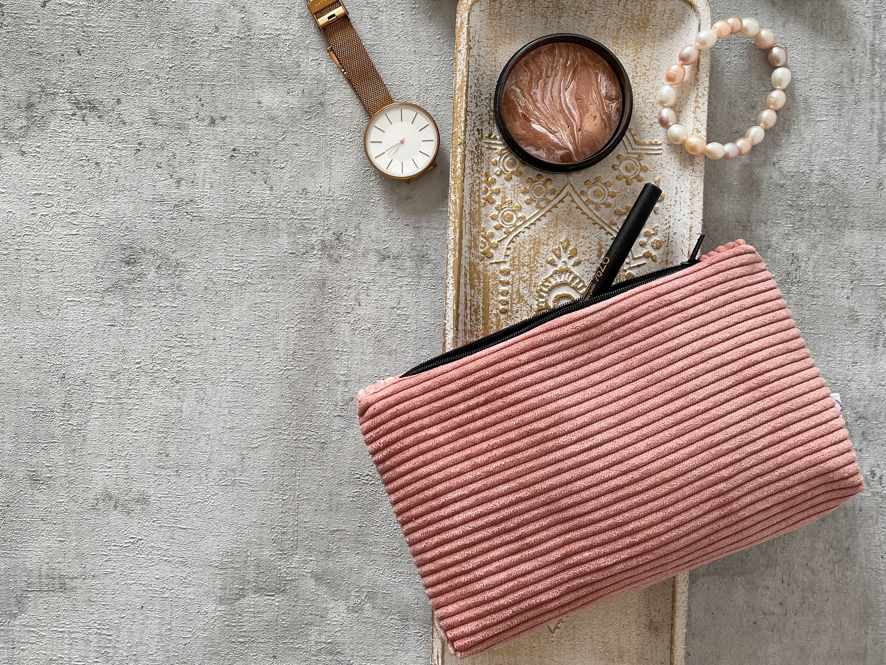 Aiphamy Niedliche Reise-Make-up-Tasche – Klein, Praktisch, Perfekt Für Handtasche & Kurztrips