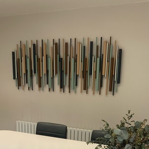 Unique Wall Decor, Wood Wall Art, Soundwave Art