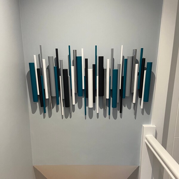 Dark Teal Wall Art Etsy