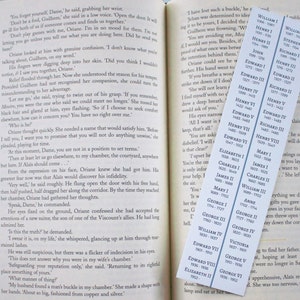 Kings and Queens of England Timeline Bookmark | History Gift | Historical Bookmark | Book Lover | Royal History | British Monarchy