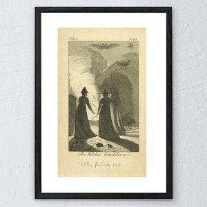 Occult Print | Witchcraft Wall Art | Magic | Vintage Witch Print | Women Print | Home Decor | Classic Art Reproduction
