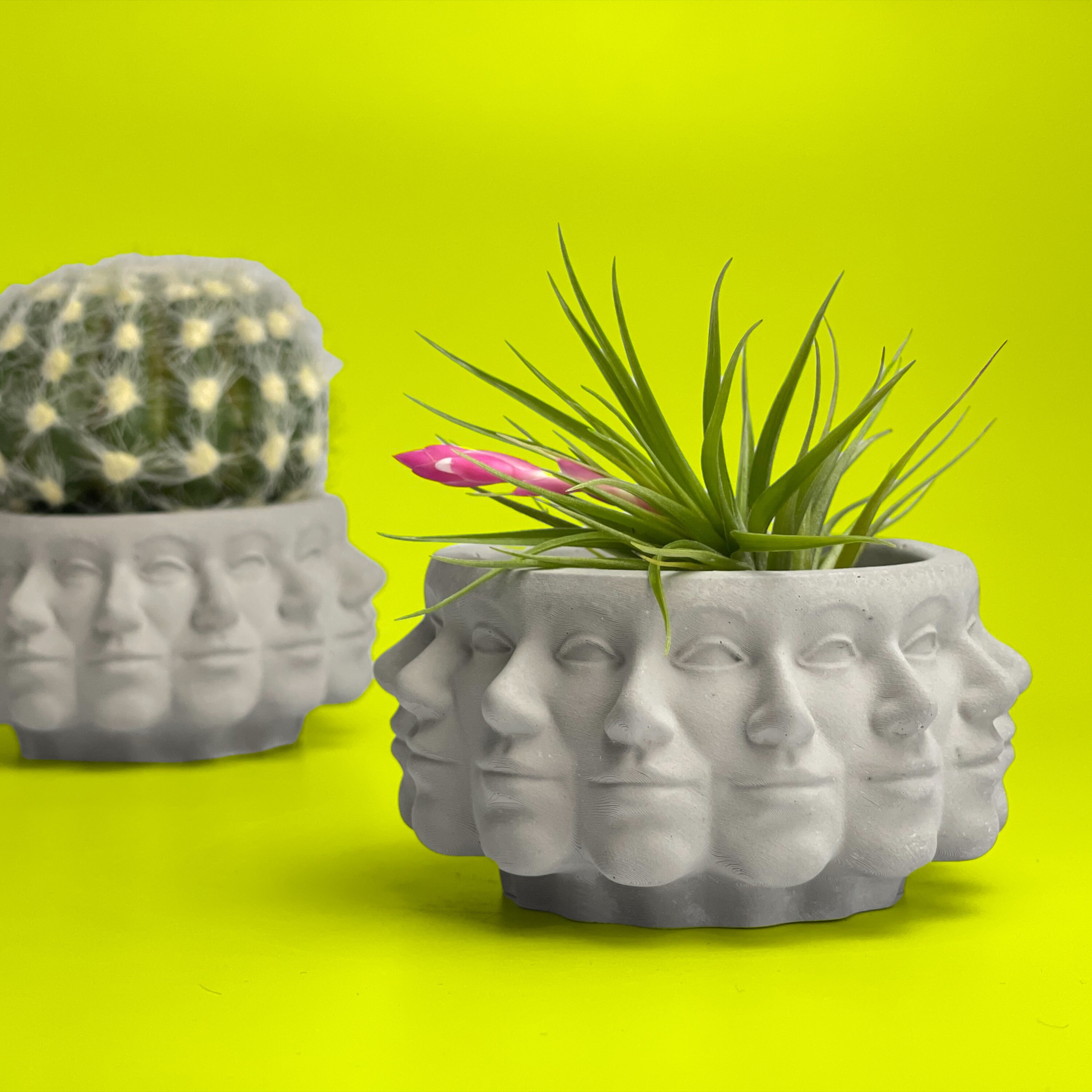 Multi Face Planter, Many Faces Planter Pot, Human Head Planter Pot,  Polyface Concrete Smiley Planter, Succulent Planter, Modern Decor Gift -  Etsy