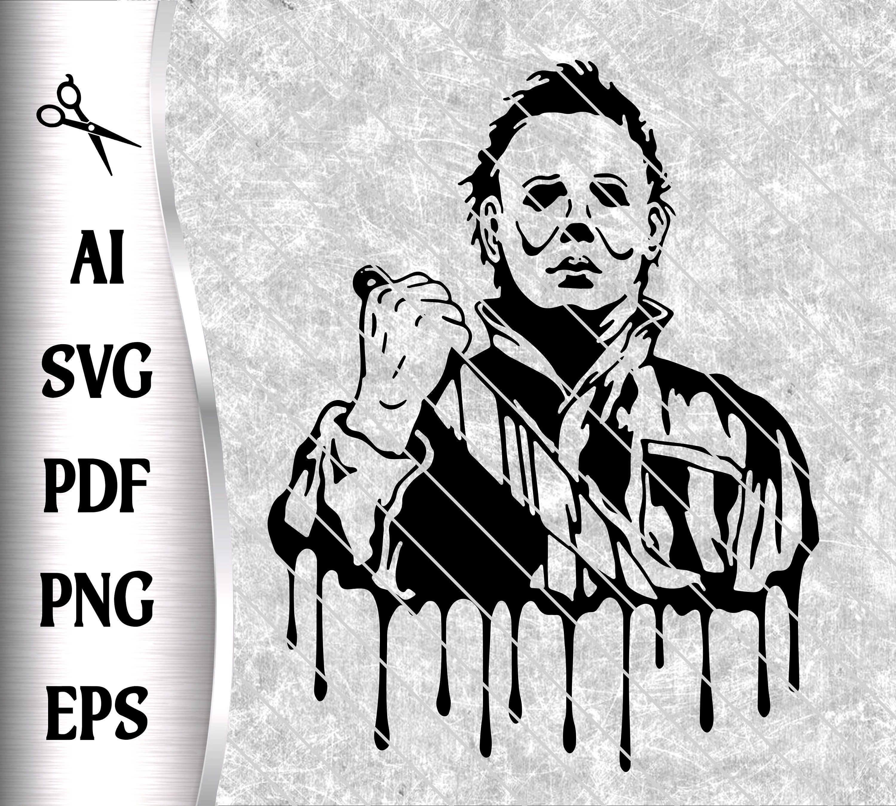 Download Michael Myers Drips Halloween Cut File Cricut Silhouette Svg | Etsy