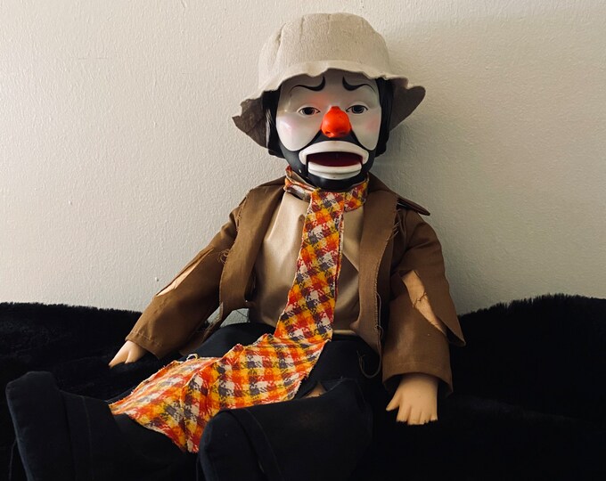 1978 Emmett Kelly Jr. Ventriloquist Horseman Doll Etsy