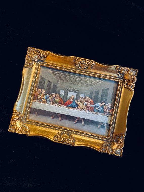 The Last Supper Frame Etsy