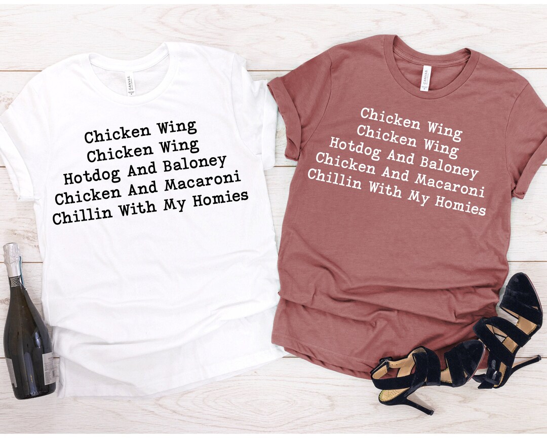 Chicken Wing Song Chicken Wing Shirt Ironic Tshirt Chicken Etsy