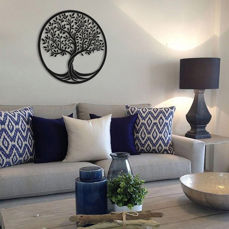Tree of Life Metal Wall Art Beautiful Indoor or Outdoor Wall Art Large