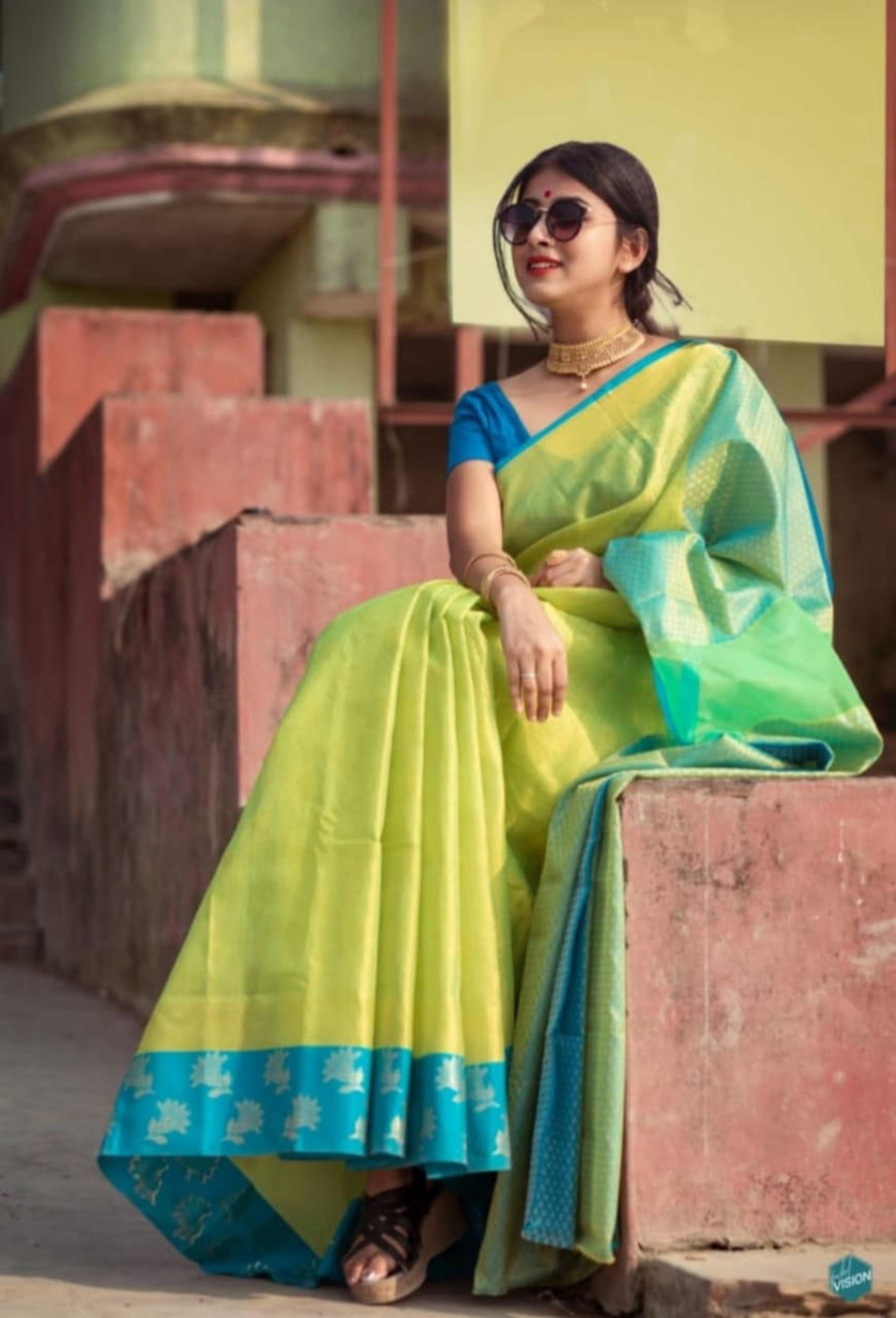 Uppada Pattu Sarees Kora Organza Beautiful Wedding Organza Etsy