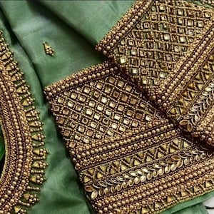 Maggam Work Blouse | Handmade Embroidery Blouse | Saree Blouse with Handmade Embroidery| Designer Blouse | Wedding Blouse | Aari Work Blouse