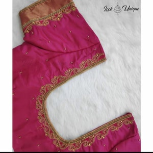 Maggam Work Blouse | Saree Blouse with Handmade Embroidery | Designer Blouse | Wedding Blouse | Aari Work Blouse