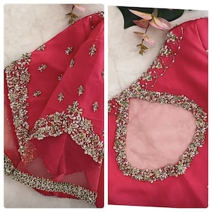 Maggam Work Blouse | Handmade Embroidery Blouse | Saree Blouse with Handmade Embroidery| Designer Blouse | Wedding Blouse | Custom Blouse
