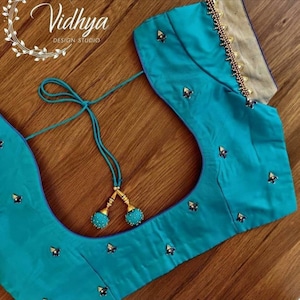 Maggam Work Blouse | Saree Blouse with Handmade Embroidery | Designer Blouse | Wedding Blouse | Aari Work Blouse