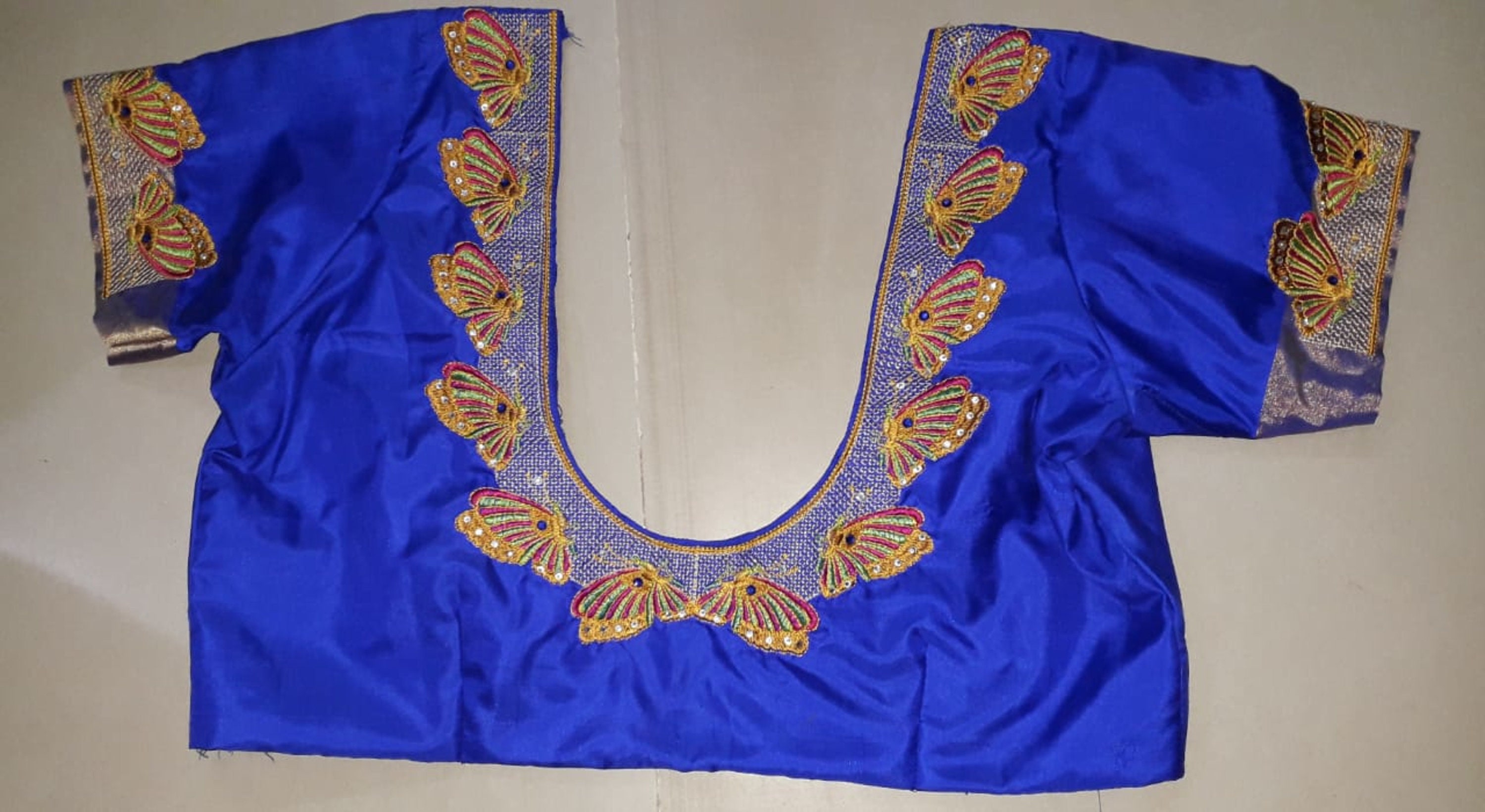 Fully Customized Designer Blouse Handmade Maggam Work With