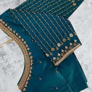 Maggam Work Blouse | Handmade Embroidery Blouse | Saree Blouse with Handmade Embroidery| Designer Blouse | Wedding Blouse | Aari Work Blouse