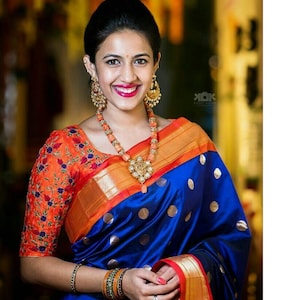 uppada silk saree| uppada silk saree with blouse| blue soft silk saree| designer bridal saree| Bollywood wedding saree