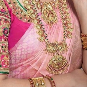 Maggam Work Blouse, Aari Blouse, Bridal Blouse, Wedding Blouse, Women's Clothing, Clothing, Designer Blouse, Fancy Blouse, Handmade Blouse