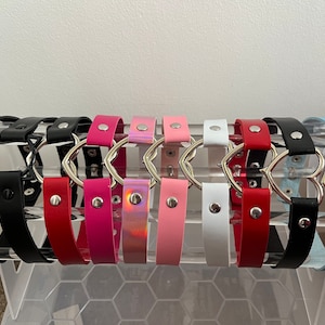 Faux Leather Choker, collar choker, faux leather collar, birthday gifts for goths, unisex gifts, gifts for teens, gifts for women