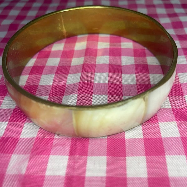 VINTAGE abalone shell bangle