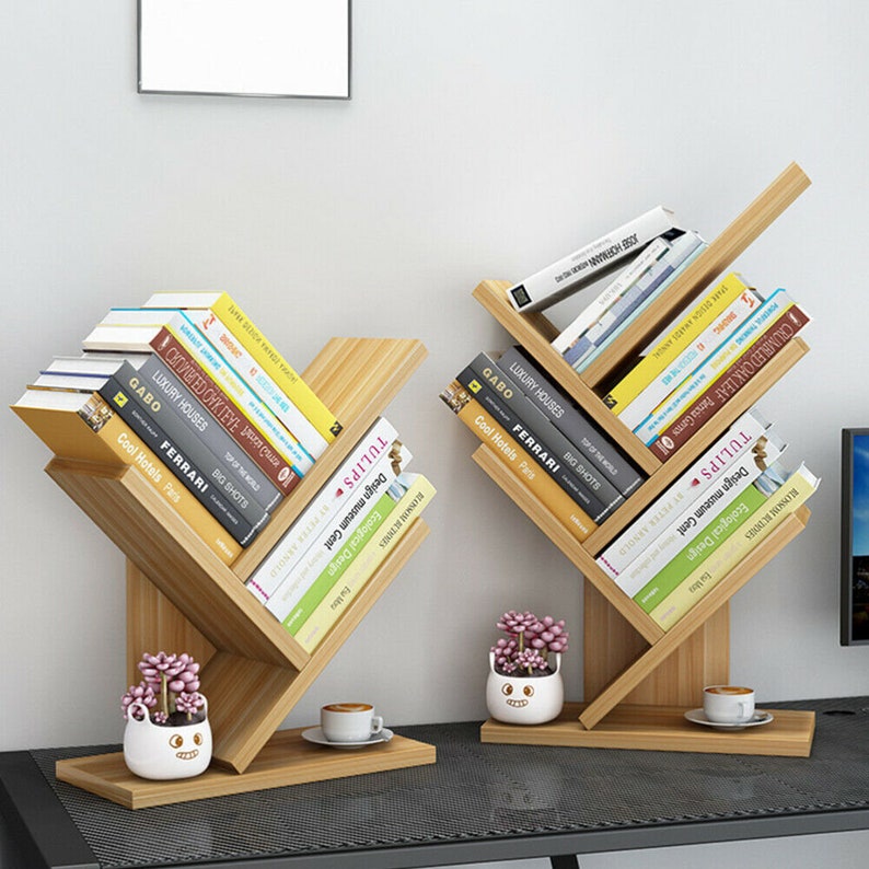35 Layers Tabletop Bookcase Desktop Book Shelf Display Stand Etsy