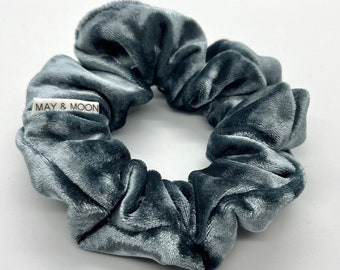 Blue Velvet Scrunchie // Crushed Velvet Scrunchy