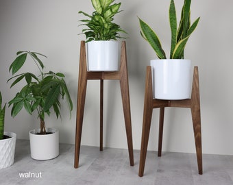 Modern Plant Stand "Flair" / indoor plant stand mid century modern / tall plant stand /