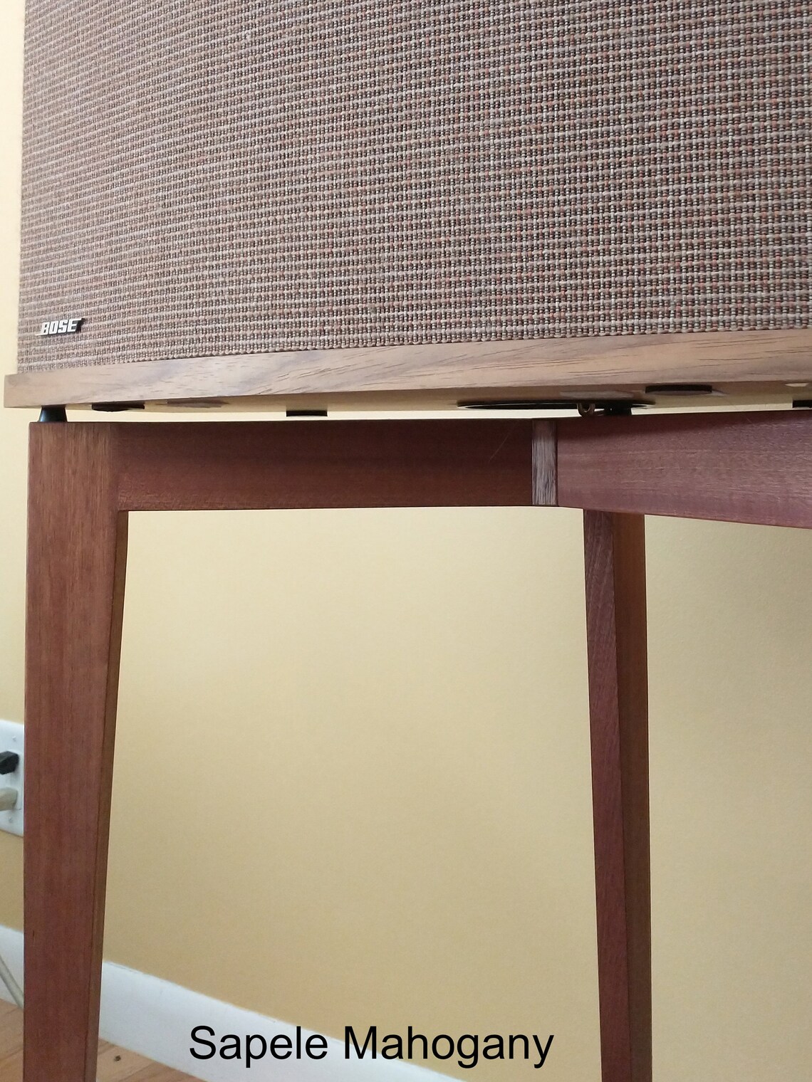 Bose 901 Speaker Stands Sapele Mahogany or Walnut Mid Etsy Canada