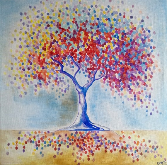 Tree Of Lifealbero Della Vitaquadro Dipinto A Manocanvas Etsy Tree Of Lifealbero Della Vitaquadro Dipinto A Manocanvas Etsy