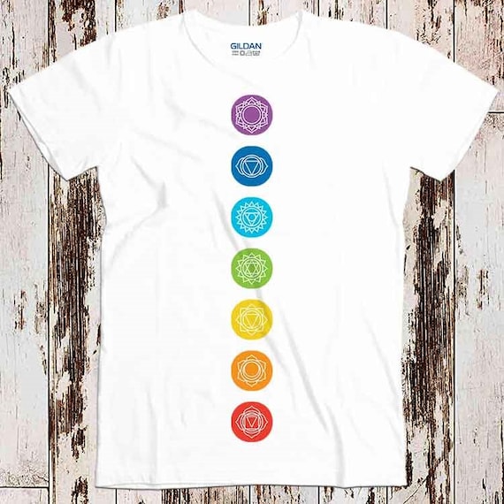 Yoga chakra t shirts clearance