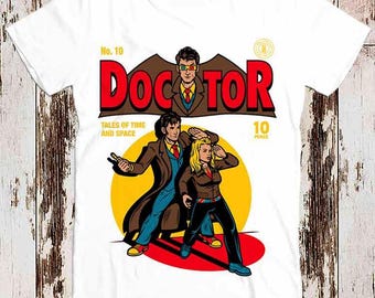 Doctor Who Comic Cartoon Anime Retro Vintage Parody Top Gift Tee T-Shirt 8470