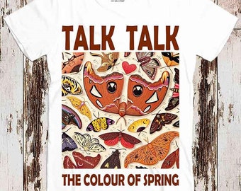 TALK TALK the Colour of Spring Tee Top Retro Cool Vintage Unisex & Ladies T shirt 8209