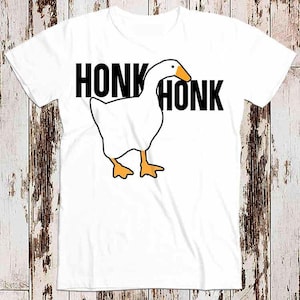 Honk Goose Duck Animal Best Seller T Shirt Music Retro Top Tee Gift Cool Unisex 8535
