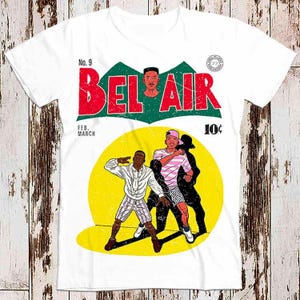 Fresh Prince Of Bel Air Vintage Magazine T Shirt Will Smith 90s Funny Film Retro Gift Design Style Top Tee 8986
