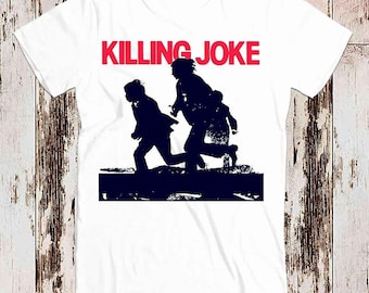 Killing Joke Running Child T Shirt Meme Gift Funny Vintage Unisex Gamer Cult Movie Music Mens Womens Adult Top Tee 8030