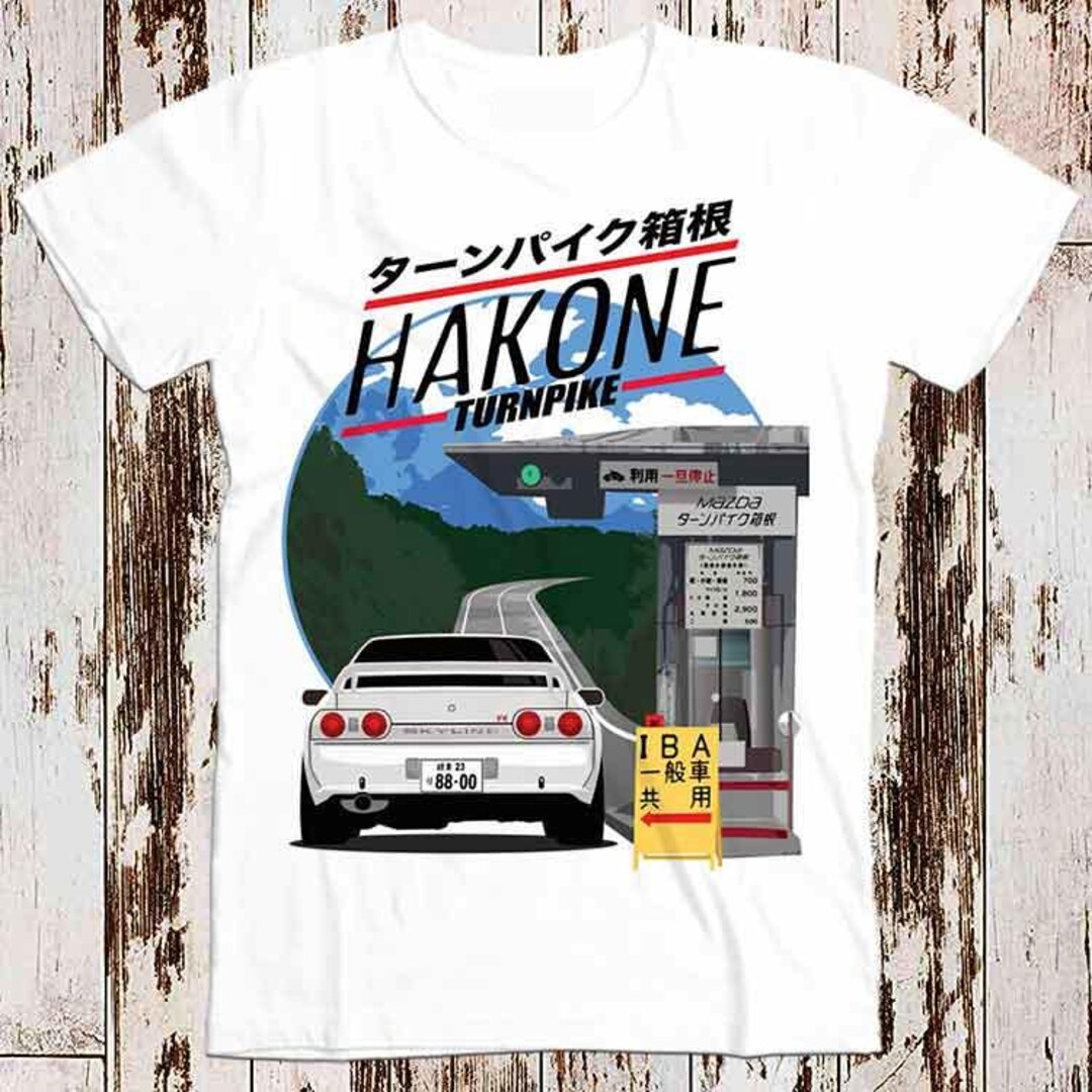 Hakone Nissan Skyline R32 JDM Japan Japanese Cool Gift Top Tee T