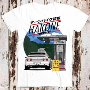 Hakone Nissan Skyline R32 JDM Japan Japanese Cool Gift Top Tee T Shirt 8760