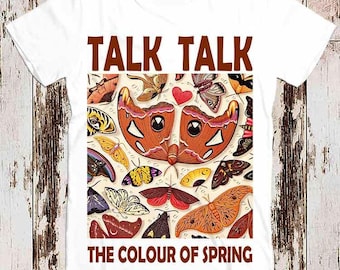 TALK TALK the Colour of Spring Tee Top Retro Cool Vintage Unisex & Ladies T shirt 8209