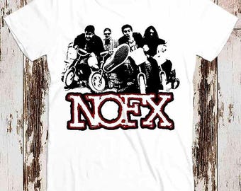 Póster de concierto en vivo de banda musical NOFX, camiseta hippie punk, superventas, camiseta retro de música, regalo genial, unisex 8588
